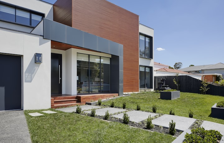 Spotless home exterior after professional washing